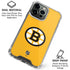 NHL Boston Bruins Solid Background iPhone 15 Pro Max Clear Case